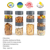 Modustack Pet Container, Set of 9 Grey / Set of 9