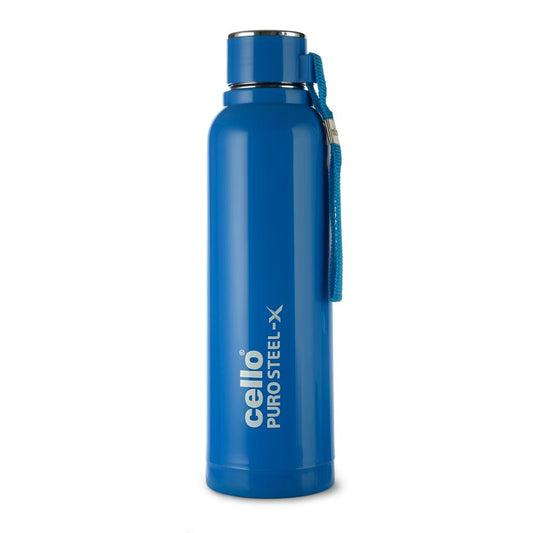 Puro Steel X Benz 900 Insulated bottle, 650 ml Blue / 650 ml