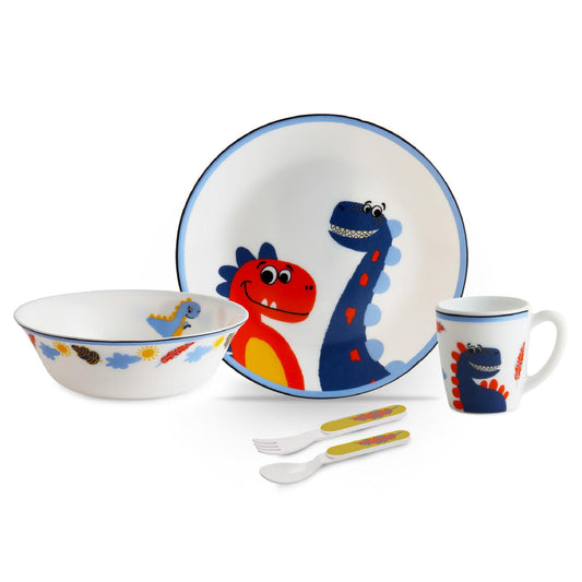 Kids Opal Snack Set, 5 Piece Fossil Friends / 5 Pcs