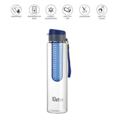 Detox Borosilicate Infuser 750ml Blue / 750 ml