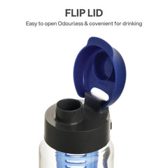 Detox Borosilicate Infuser 750ml Blue / 750 ml