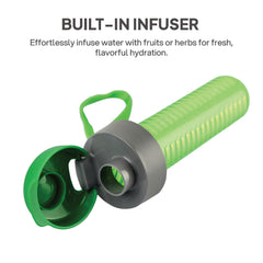 Detox Borosilicate Infuser 750ml Green / 750 ml