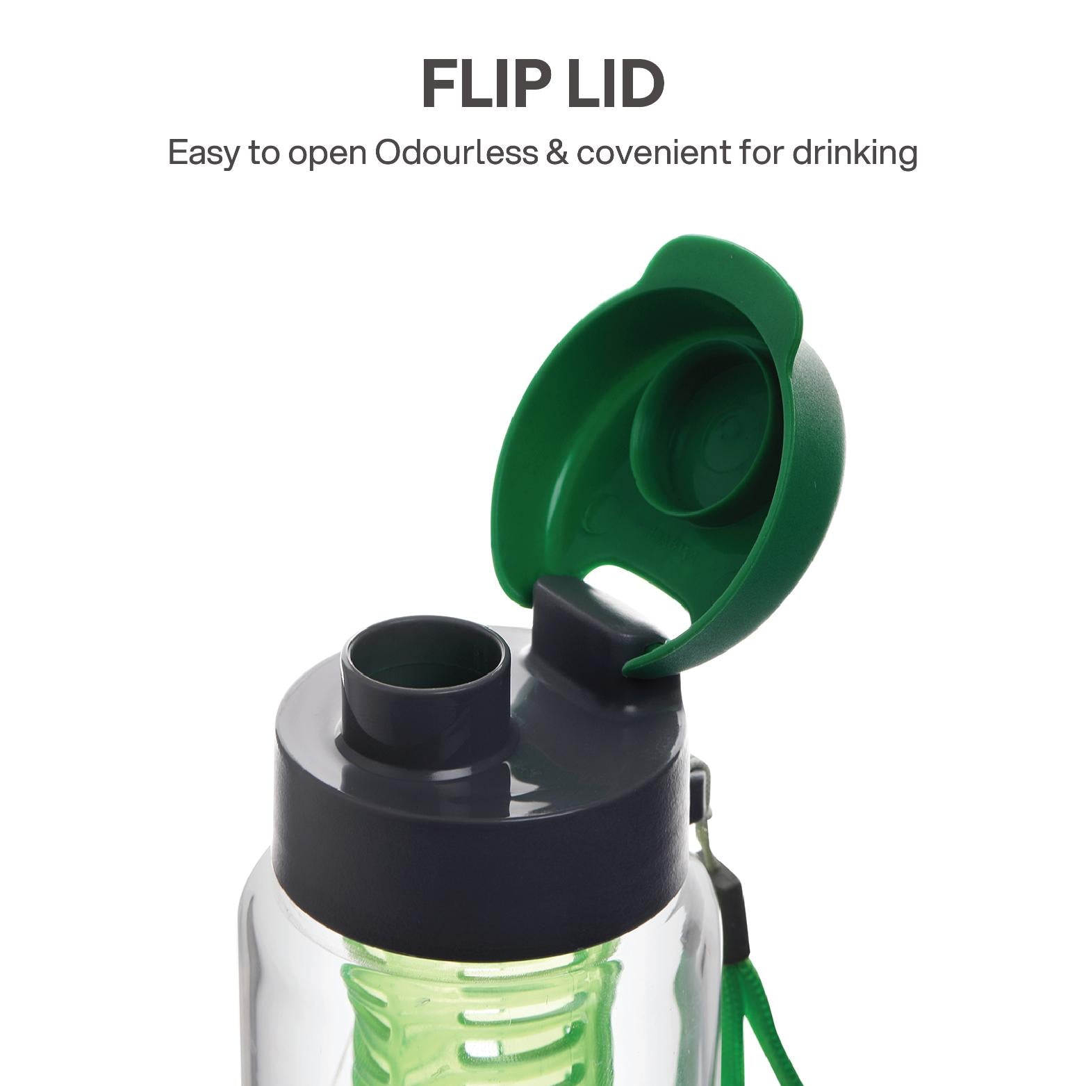 Detox Borosilicate Infuser 750ml Green / 750 ml