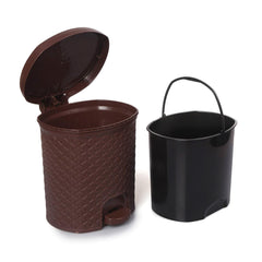 Classic Pedal Dustbin Brown / 6 Litre