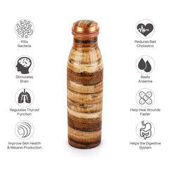 Cop- Pura Good Earth Copper Bottle,1000 ml Woody / 1000 ml
