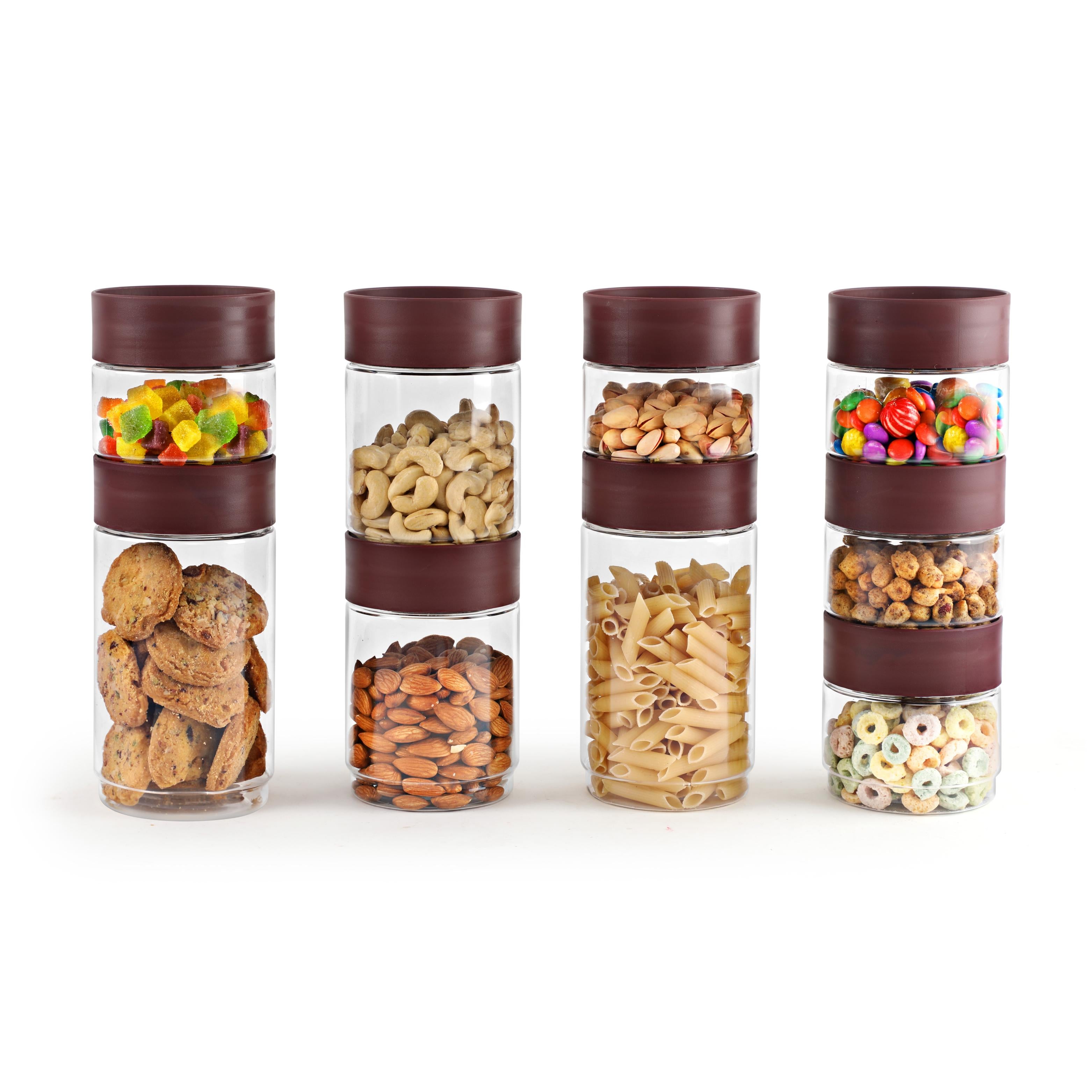Modustack Pet Container, Set of 9 Maroon / Set of 9