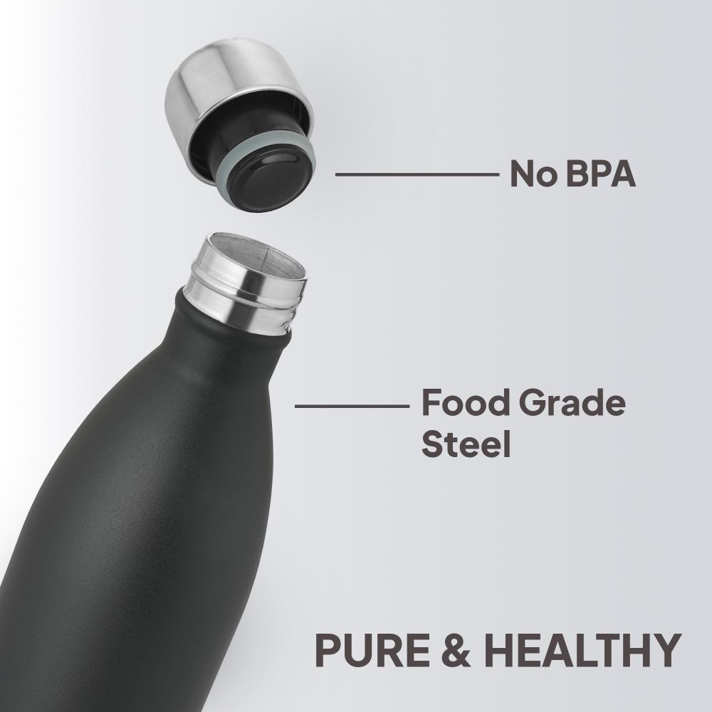 Duro Swift Thermosteel Flask Black / 750ml