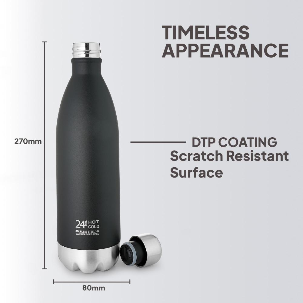 Duro Swift Thermosteel Flask Black / 750ml