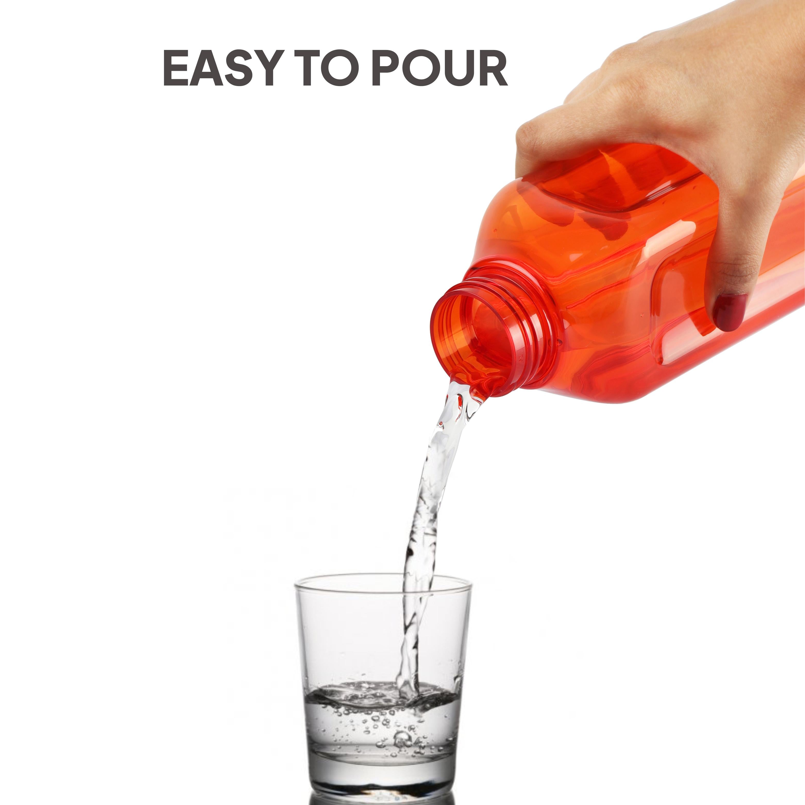 Venice Plastic Water Bottle, Multicolour Multicolour / 5 Pieces