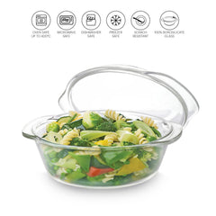 Angelica Deep Round Casserole With Lid 2000ml