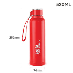 Puro Steel X Benz 600 Insulated bottle, 620 ml Red / 620 ml