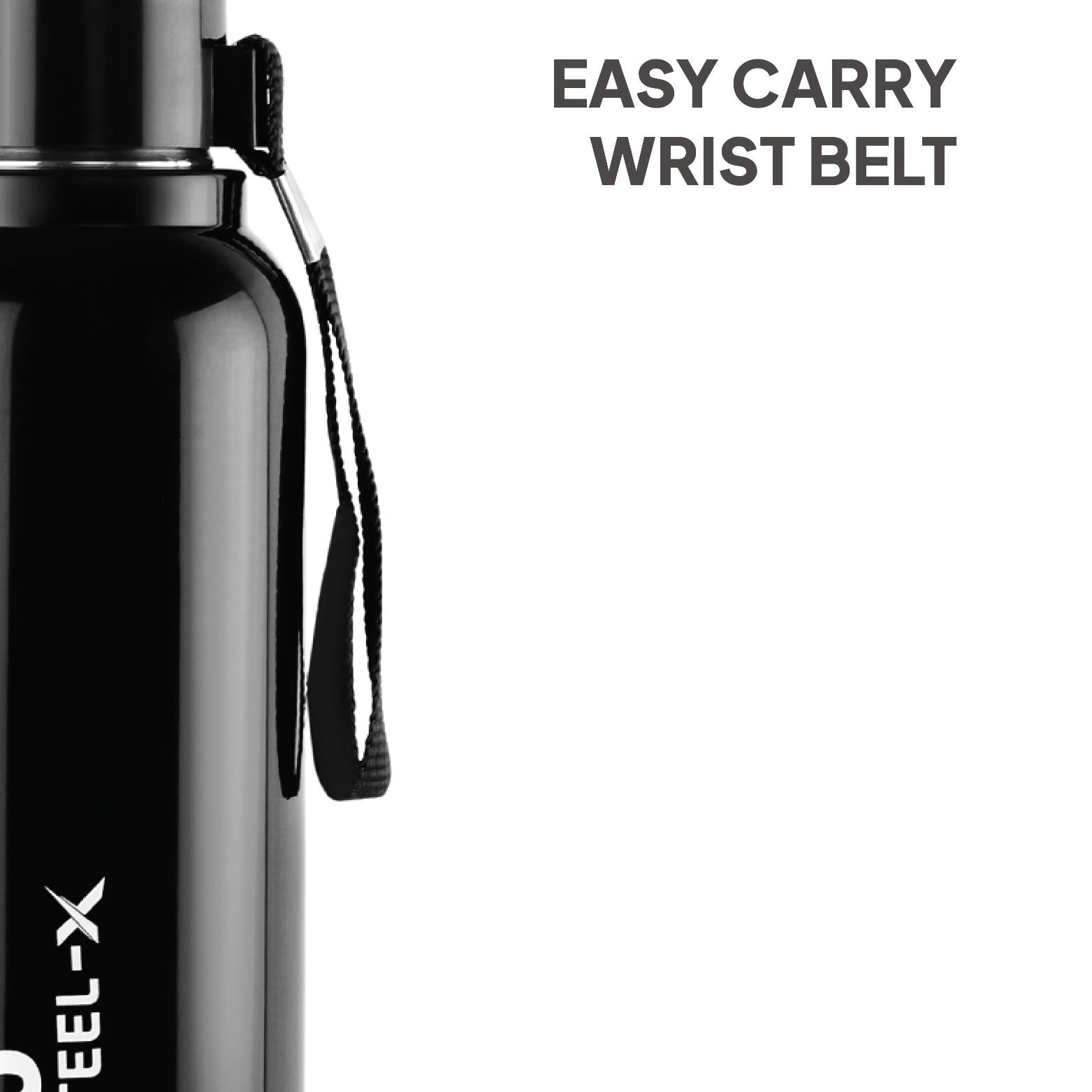 Puro Steel X Benz 600 Insulated bottle, 620 ml Black / 620 ml