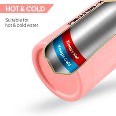 Puro Steel X Benz 900 Insulated bottle, 650 ml Pink / 650 ml