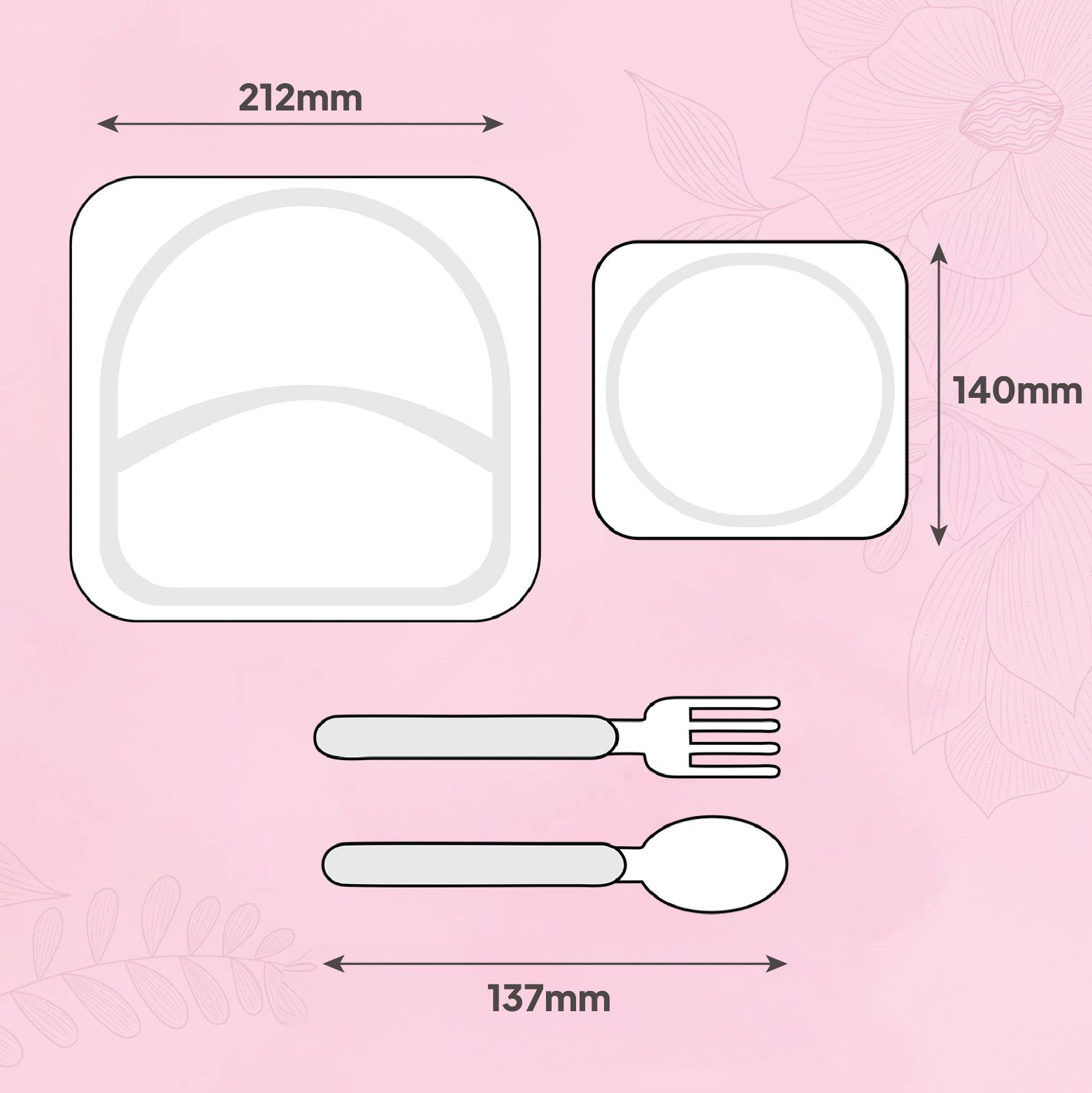 Hop In the Zoo Kids Melamine Plate Butterfly