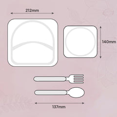 Hop In the Zoo Kids Melamine Plate Crocodile