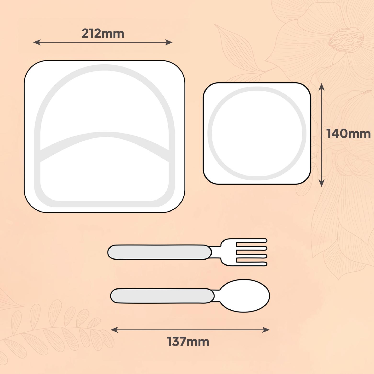 Hop In the Zoo Kids Melamine Plate Zebra