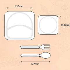 Hop In the Zoo Kids Melamine Plate Zebra