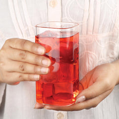 Roma Square 280ml Borosilicate Tumbler 6pcs Set 6 Pcs