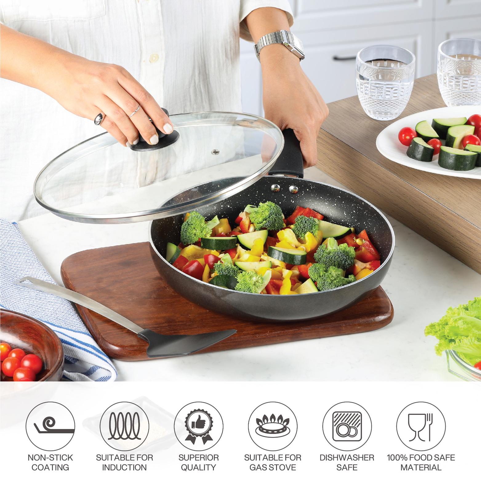 Granitas Nonstick Induction Based Fry Pan 24 CM