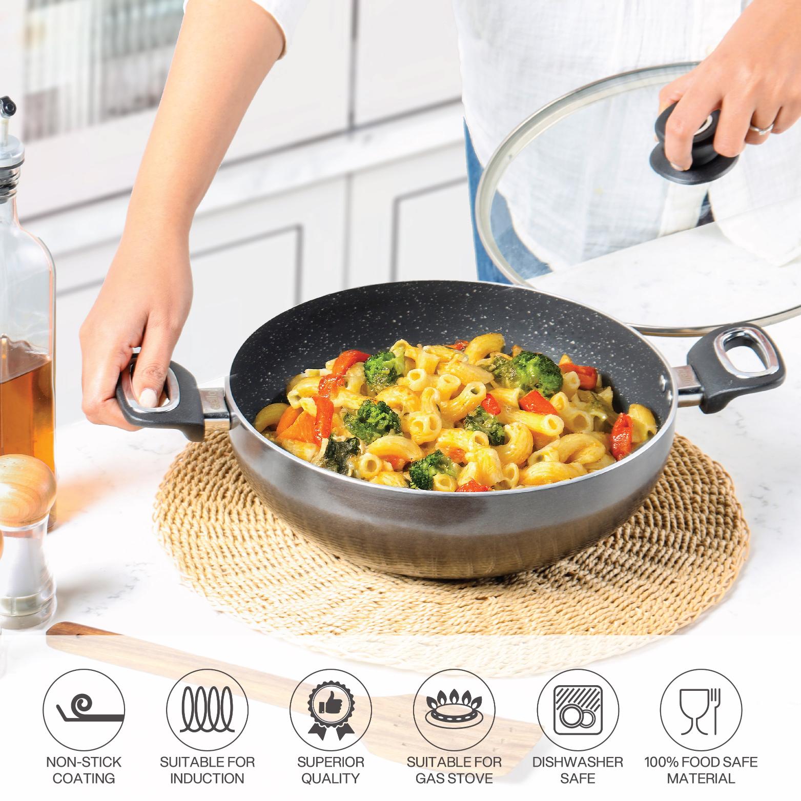 Granitas Nonstick Deep Kadhai 28 cm 28 CM