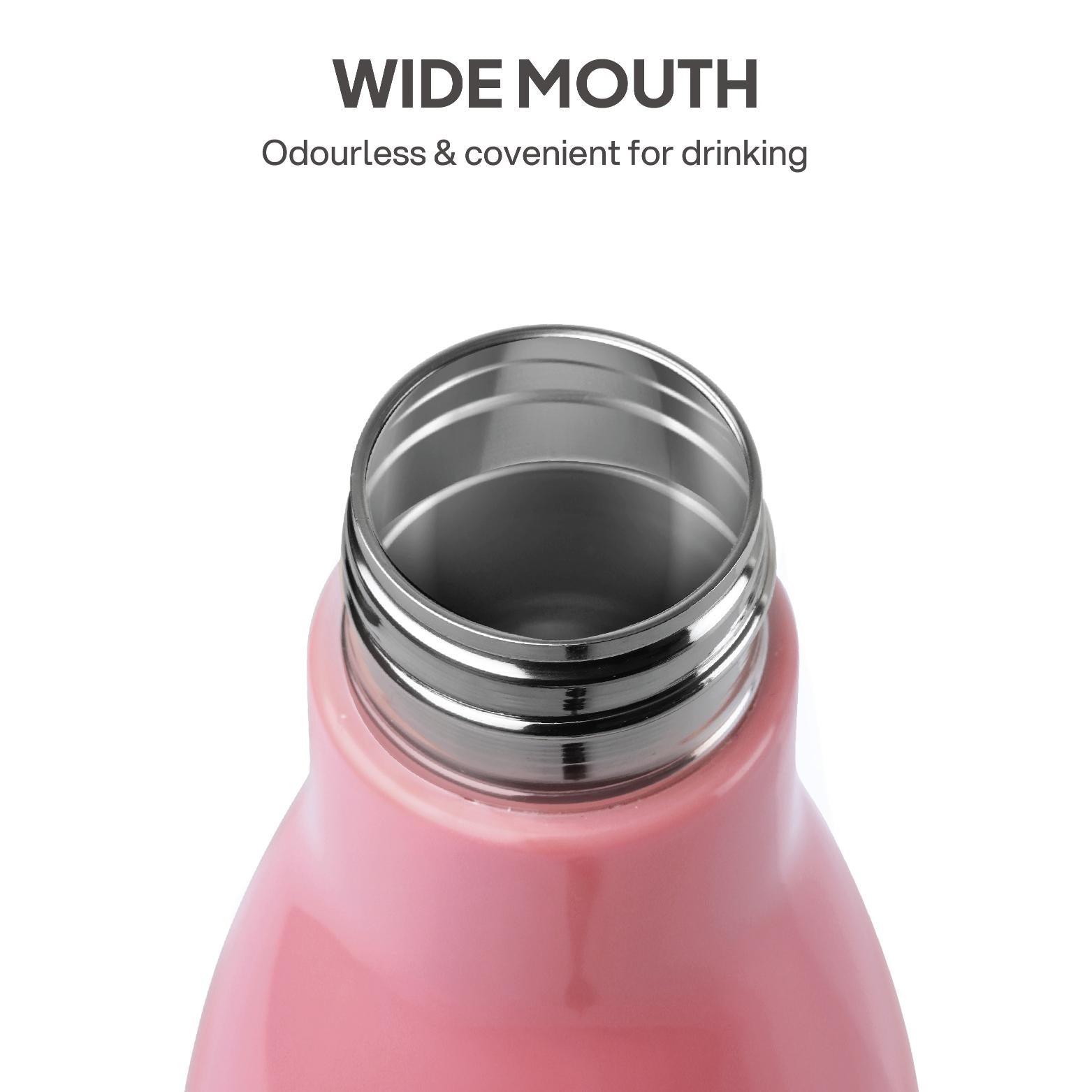 Puro Steel-X Neo 600 Insulated Water Bottle Pink / 480 ml