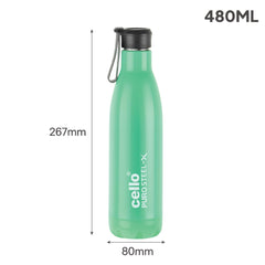 Puro Steel-X Neo 600 Insulated Water Bottle Green / 480 ml