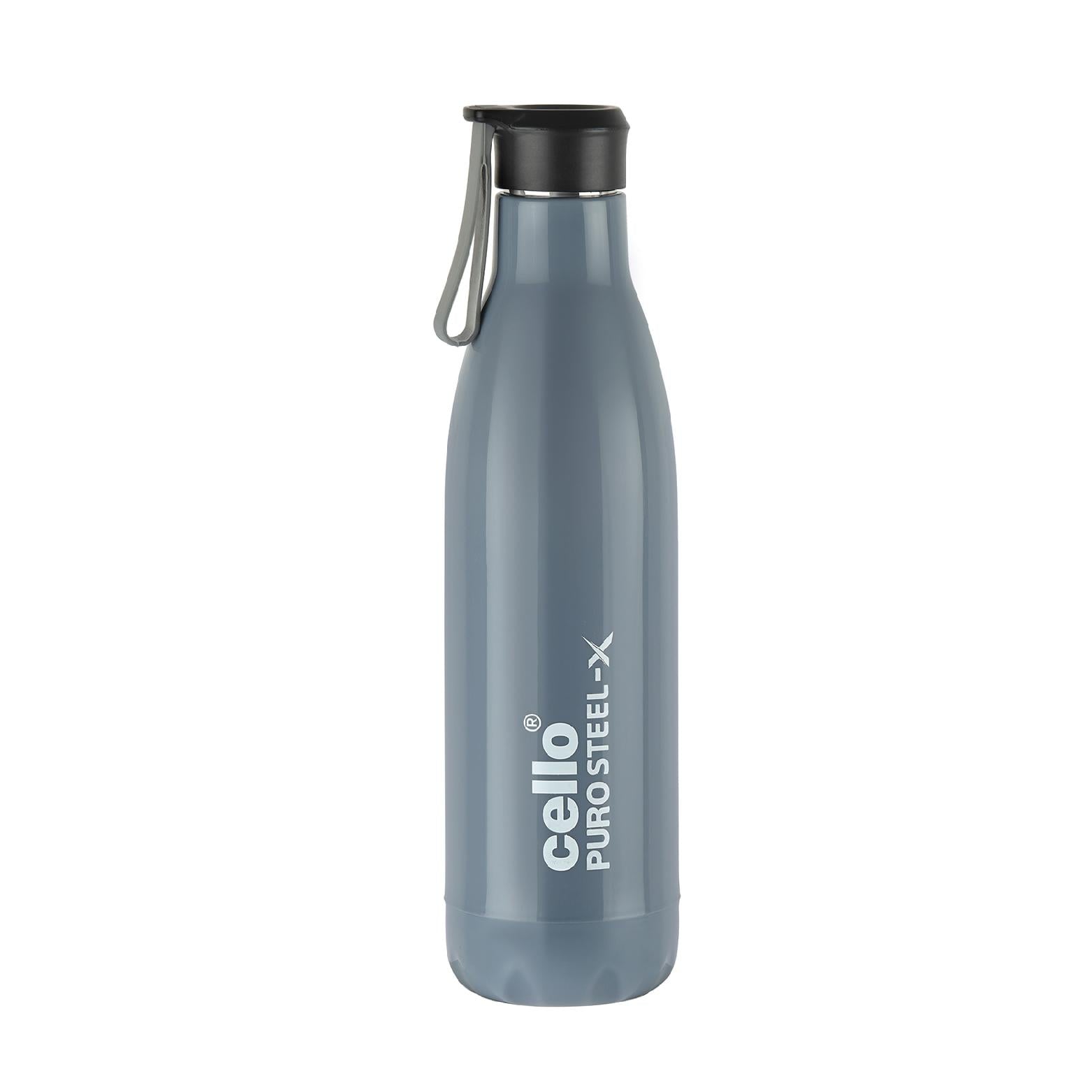 Puro Steel-X Neo 900 Insulated Water Bottle, 720ml Grey / 720ml