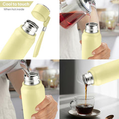 Puro Steel X Benz 900 Insulated bottle, 650 ml Green / 650 ml