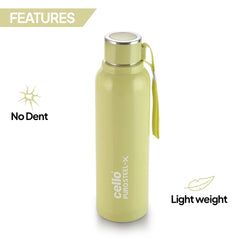 Puro Steel X Benz 900 Insulated bottle, 650 ml Green / 650 ml