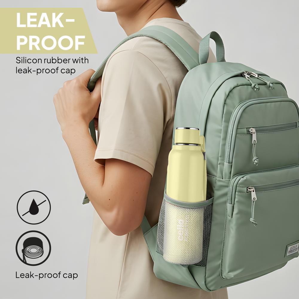 Puro Steel X Benz 900 Insulated bottle, 650 ml Green / 650 ml