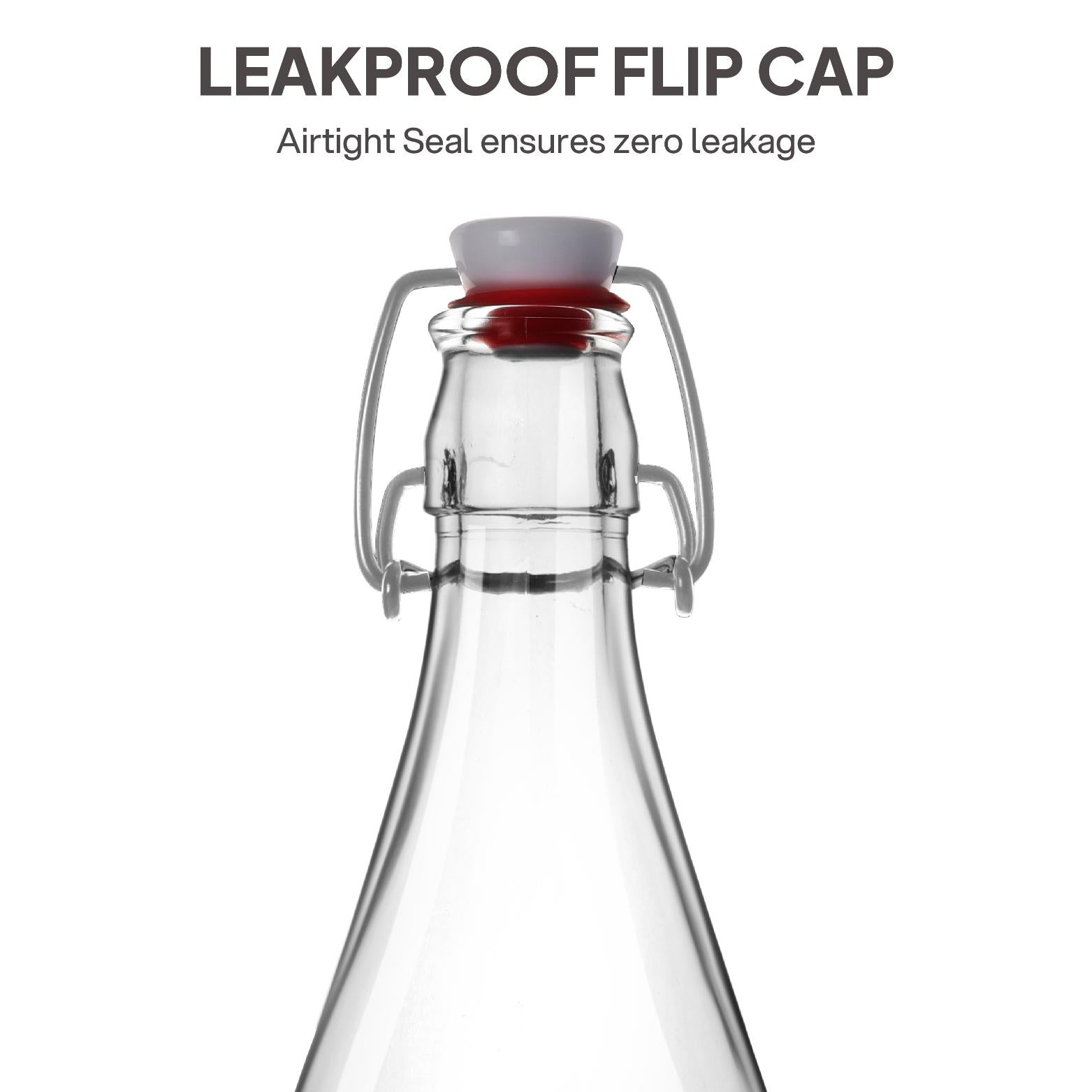 Aquaria Glass Bottle, 1000 Ml Clear / 1000 ml