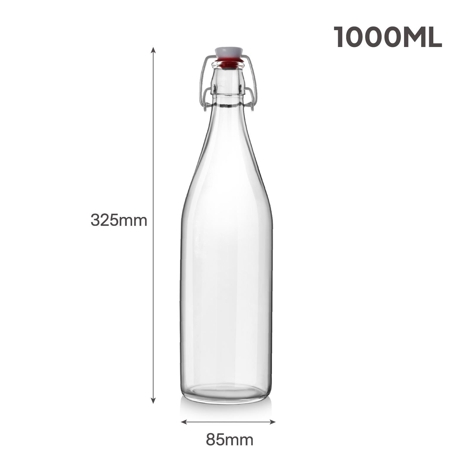 Aquaria Glass Bottle, 1000 Ml Clear / 1000 ml