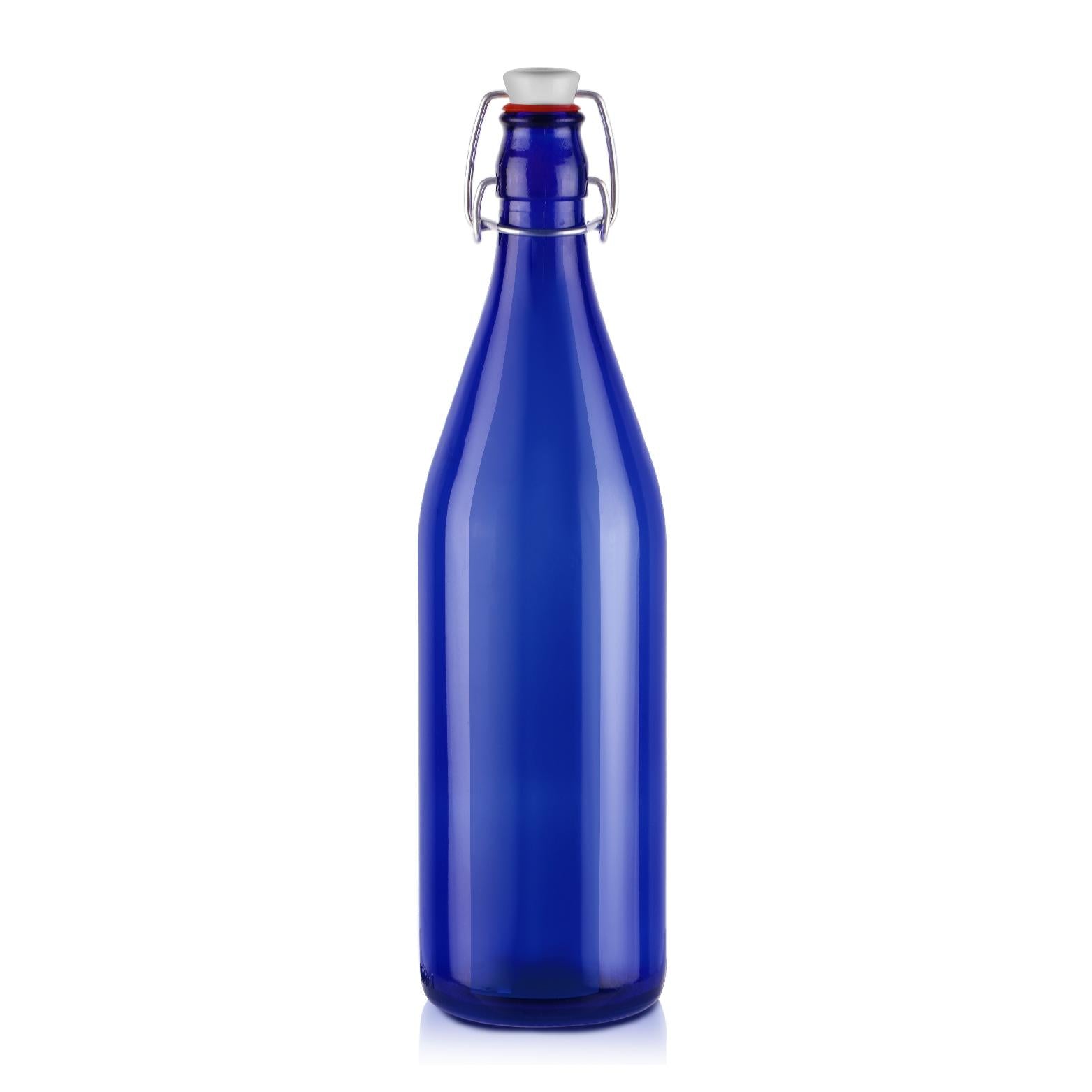 Aquaria Glass Bottle, 1000 Ml Sapphire / 1000 ml