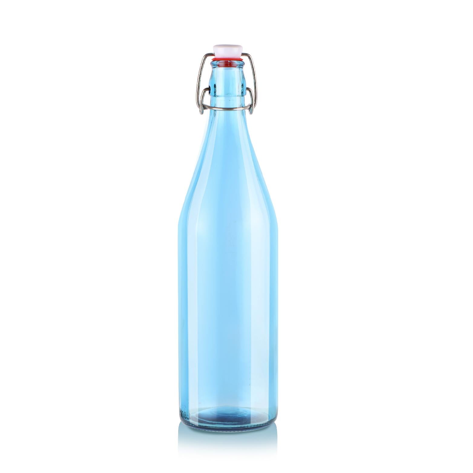 Aquaria Glass Bottle, 1000 Ml Blue / 1000 ml