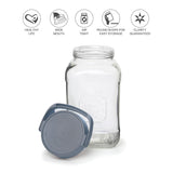Classic Glass Canister, 3600ml Grey / 3600 ml
