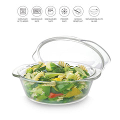 Angelica Deep Round Casserole With Lid 1700ml