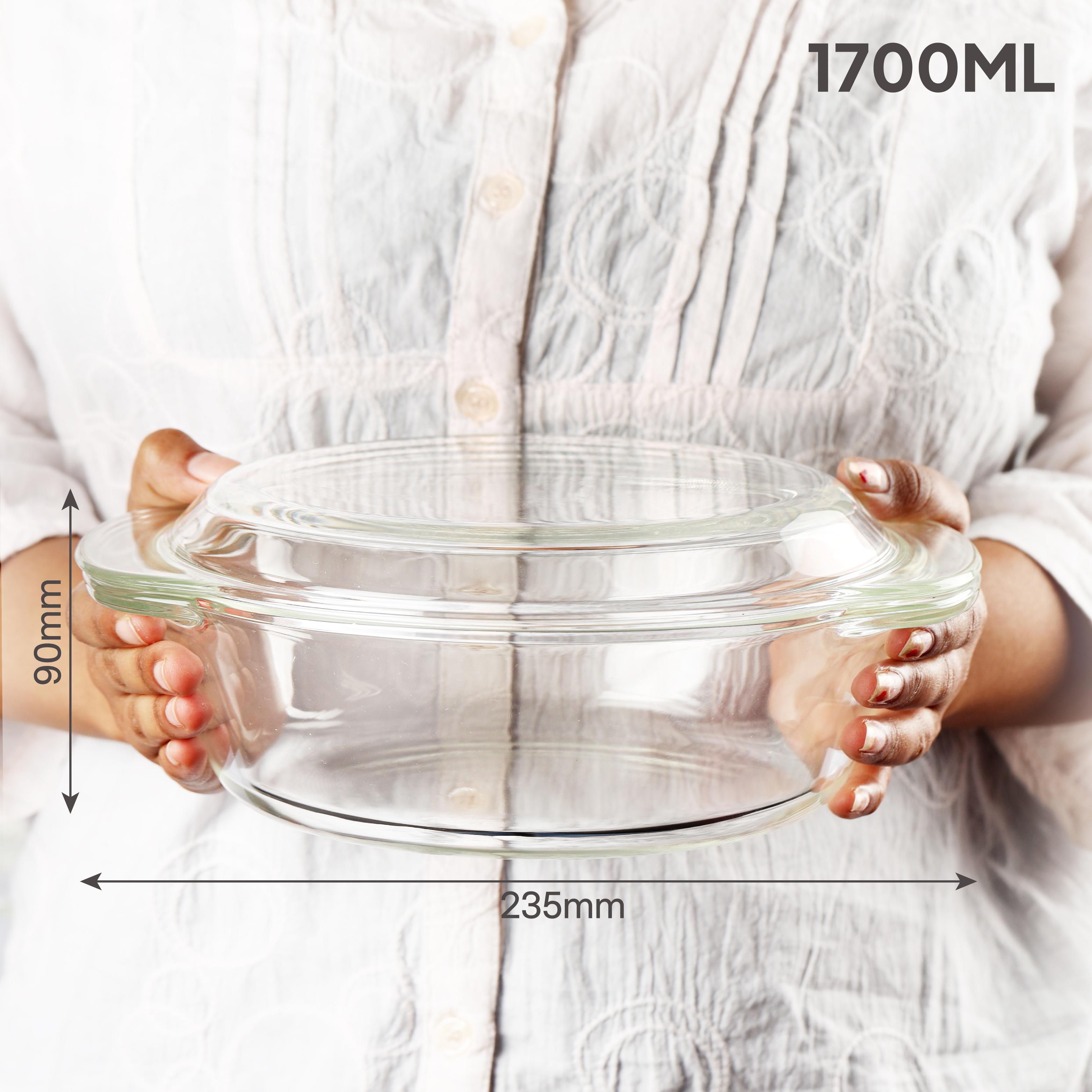 Angelica Deep Round Casserole With Lid 1700ml