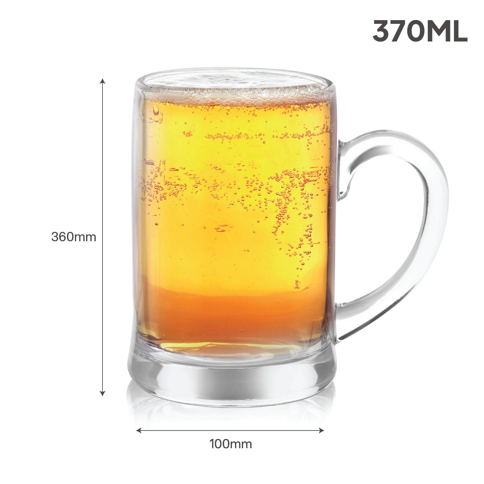 Fascino 370ml Beer Mug 2pcs Set 2 Pcs
