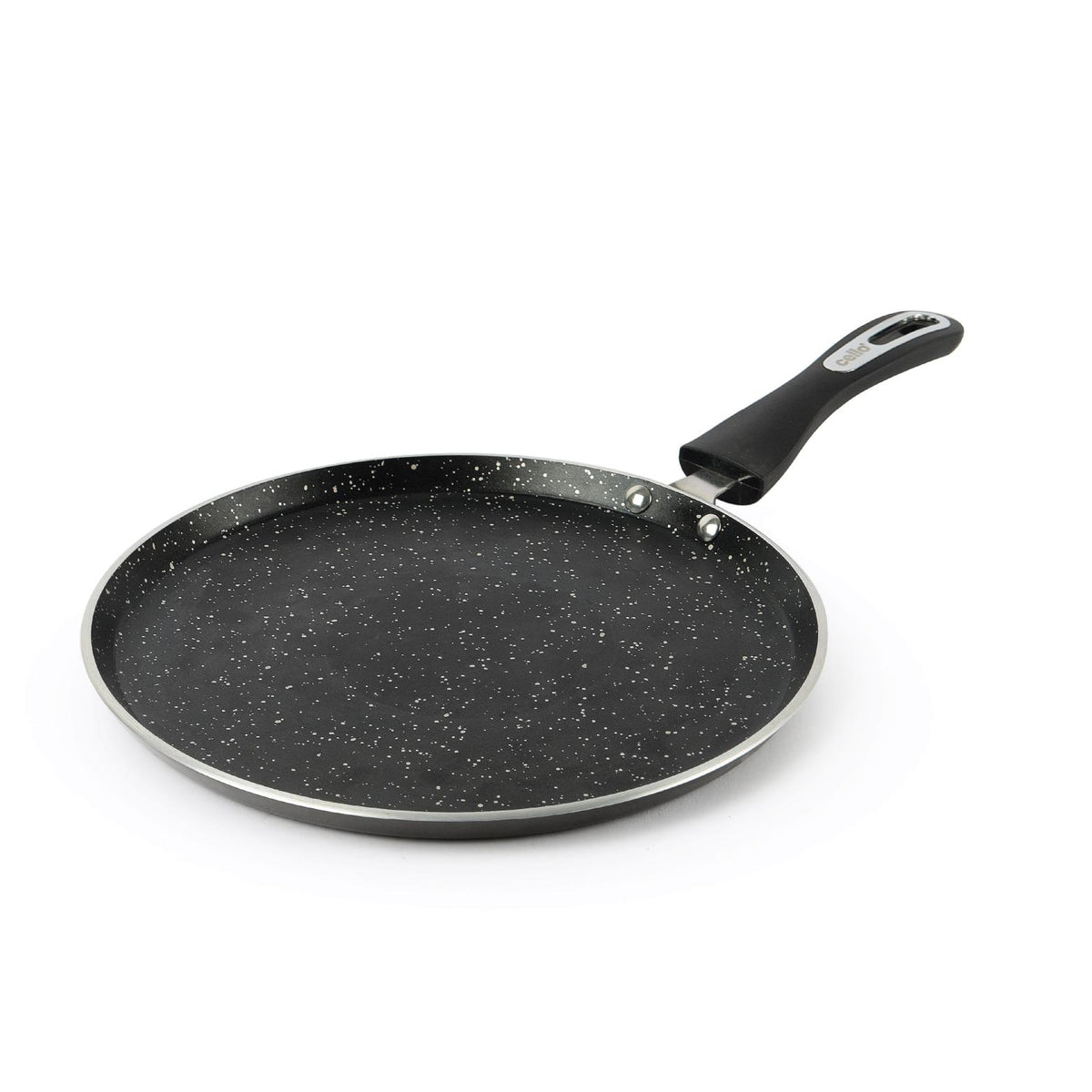 Granitas Premium Dosa Tawa Pan | Induction friendly | Black 30 cm