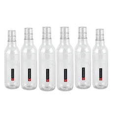 Aqua Sparkle 1000ml Water Bottle Set of 6 Clear PET Clear / 1000 ml