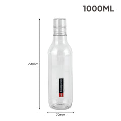 Aqua Sparkle 1000ml Water Bottle Set of 6 Clear PET Clear / 1000 ml