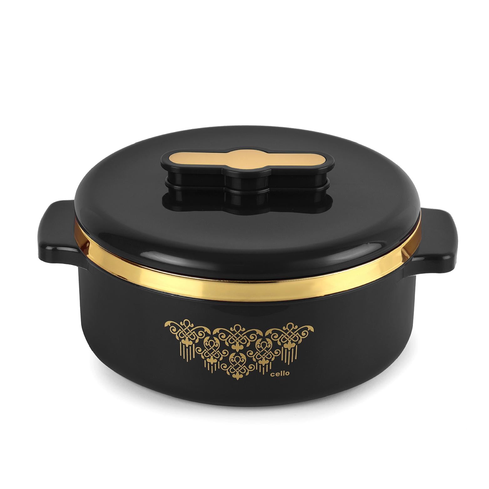 Exotic Insulated Casserole Black / 2500 ml