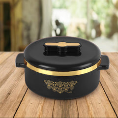 Exotic Insulated Casserole Black / 2500 ml