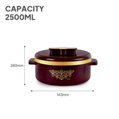 Exotic Insulated Casserole Brown / 2500 ml