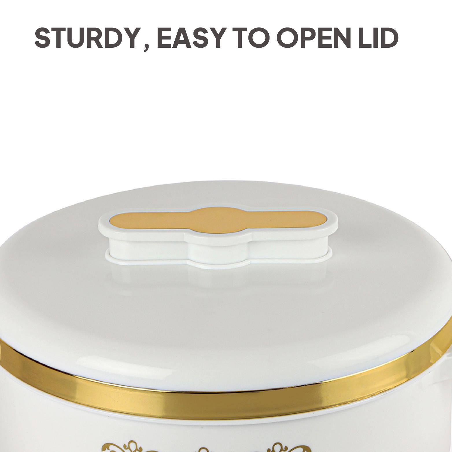 Exotic Insulated Casserole White / 2500 ml