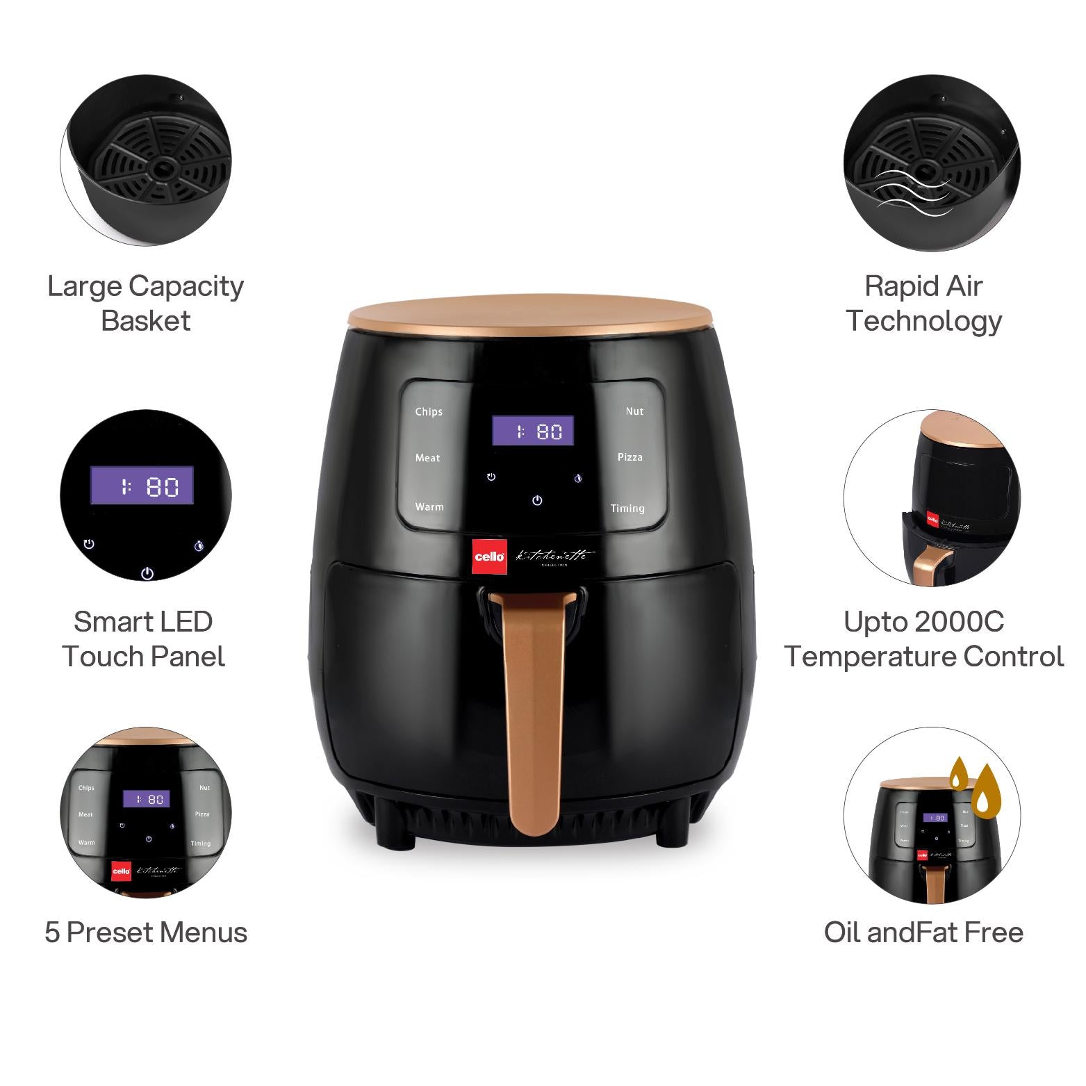 Smart Airfryer, 1400 W