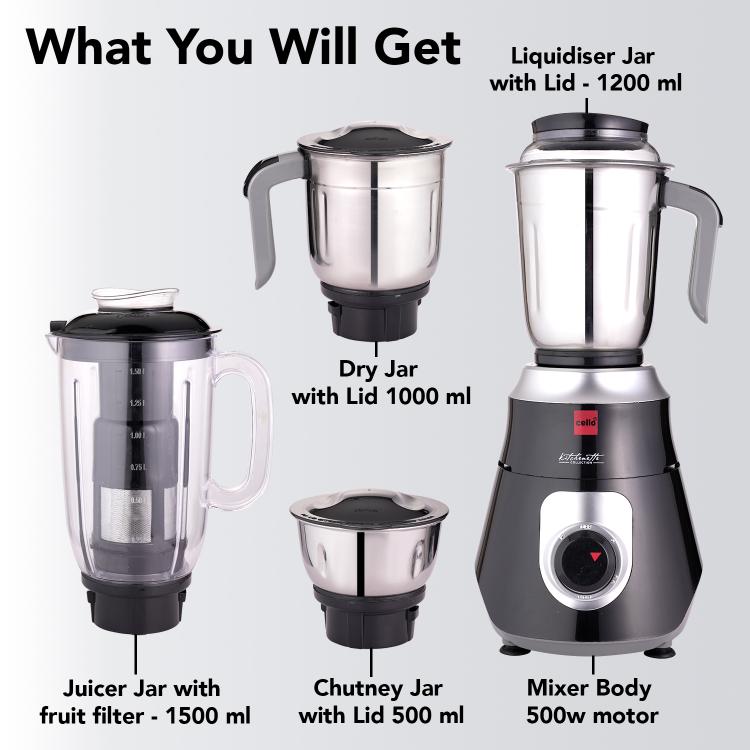 Nexon Pro Plus, 3+1 Jar, 500 watts