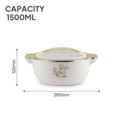 Radiant Insulated Casserole, 1500ml White / 1500ml