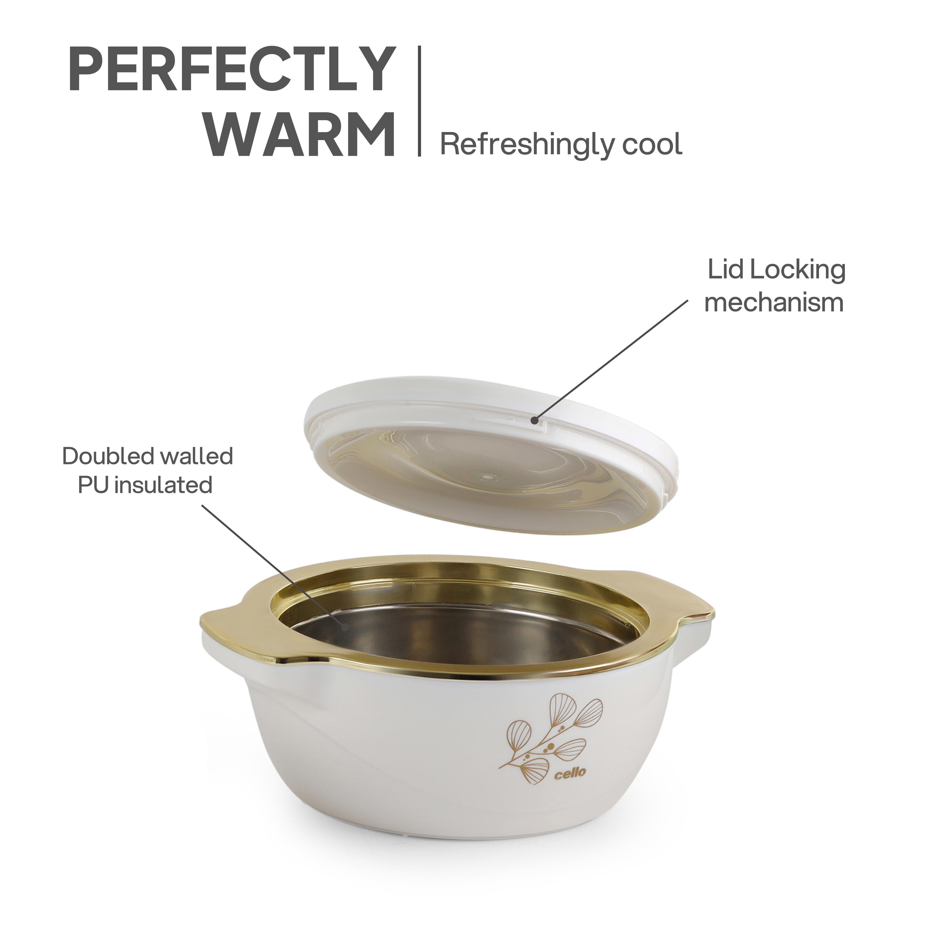 Radiant Insulated Casserole, 1500ml White / 1500ml