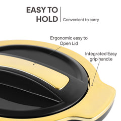 Radiant Insulated Casserole, 1500ml Black / 1500ml